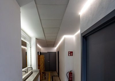 Entrada a los vestuarios